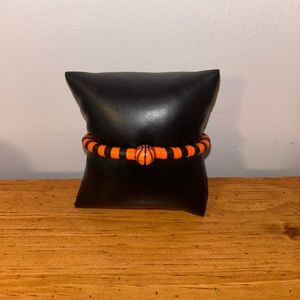 Basketball (Sports) Heishi Bracelet